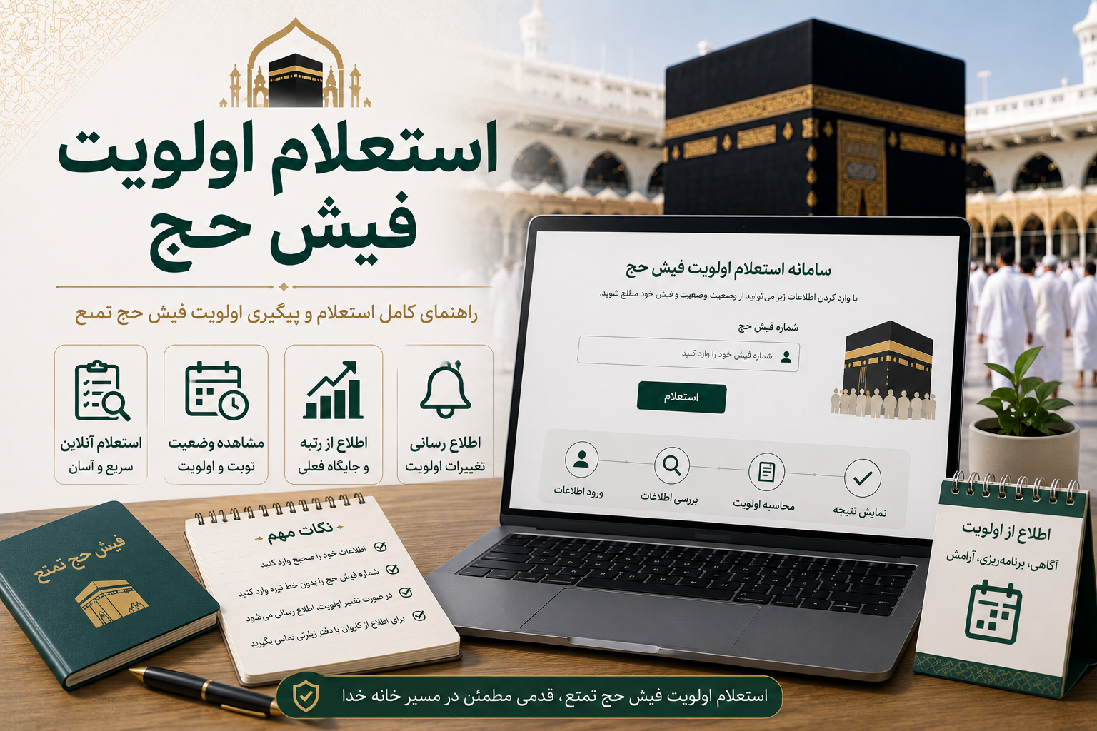استعلام اولویت فیش حج