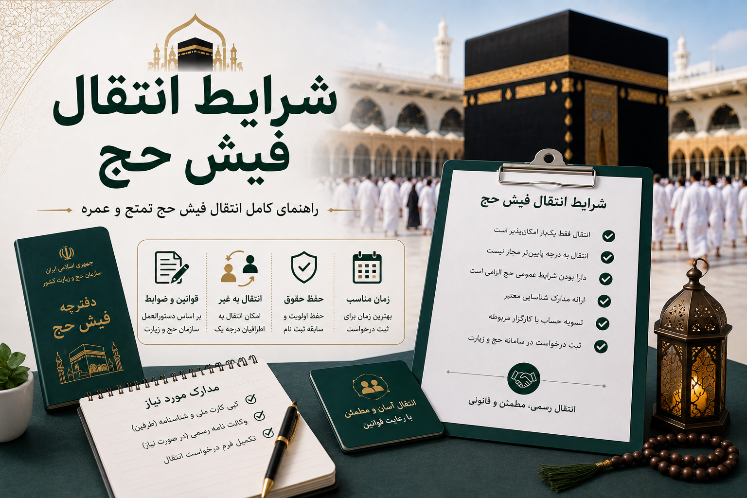 شرایط انتقال فیش حج